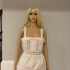 Urban outfitters Kimchi & Blue vintage pale pink Corset Chemise